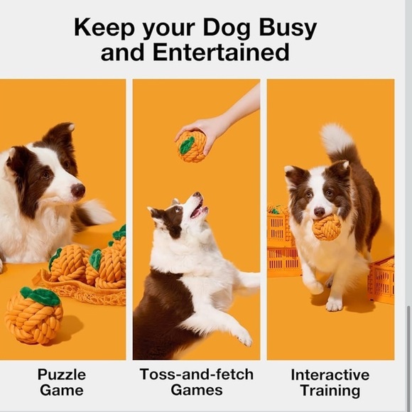 VETRESKA Dog Rope Toys,3 Pack Durable Tug of War Dog Toy Rope Toy - Picture 5 of 9